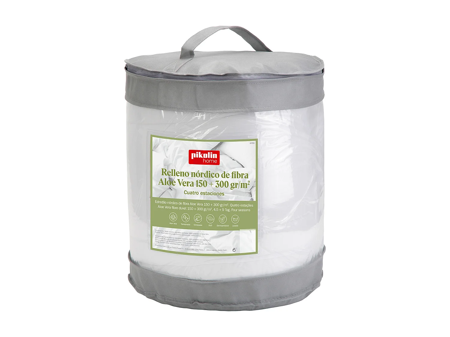 Edredão Nórdico 150+300gr DUO Fibre 4ESTAÇÕES | 220 x 150 cm