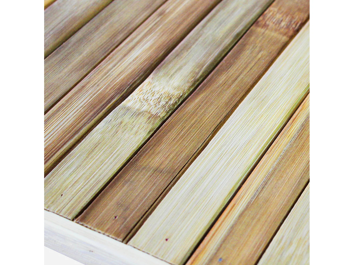 MilaniHome.it - tavolo da giardino in bamboo di design per esterno giardino cm 80 l x 80 p x 75 hdi coloreMarrone chiaro