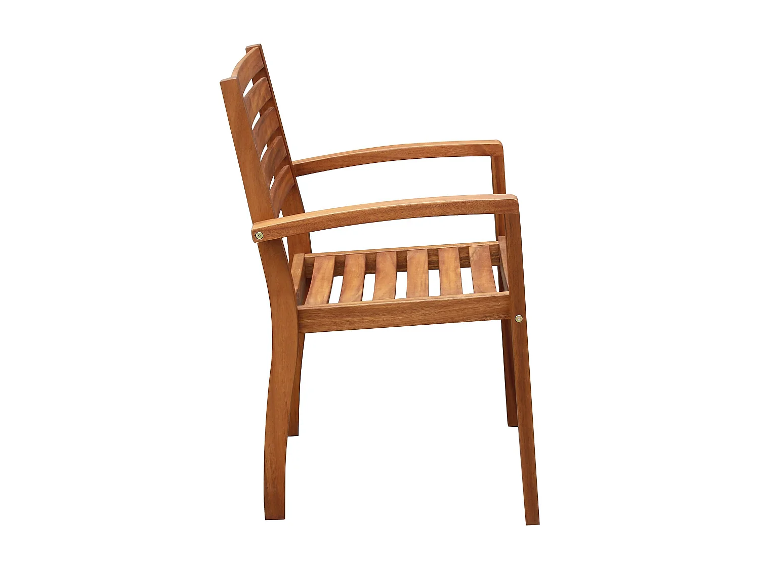 MilaniHome.it - poltrona da giardino in legno di acacia di design cm 57 x 58 x 88 hdi coloreMarrone chiaro