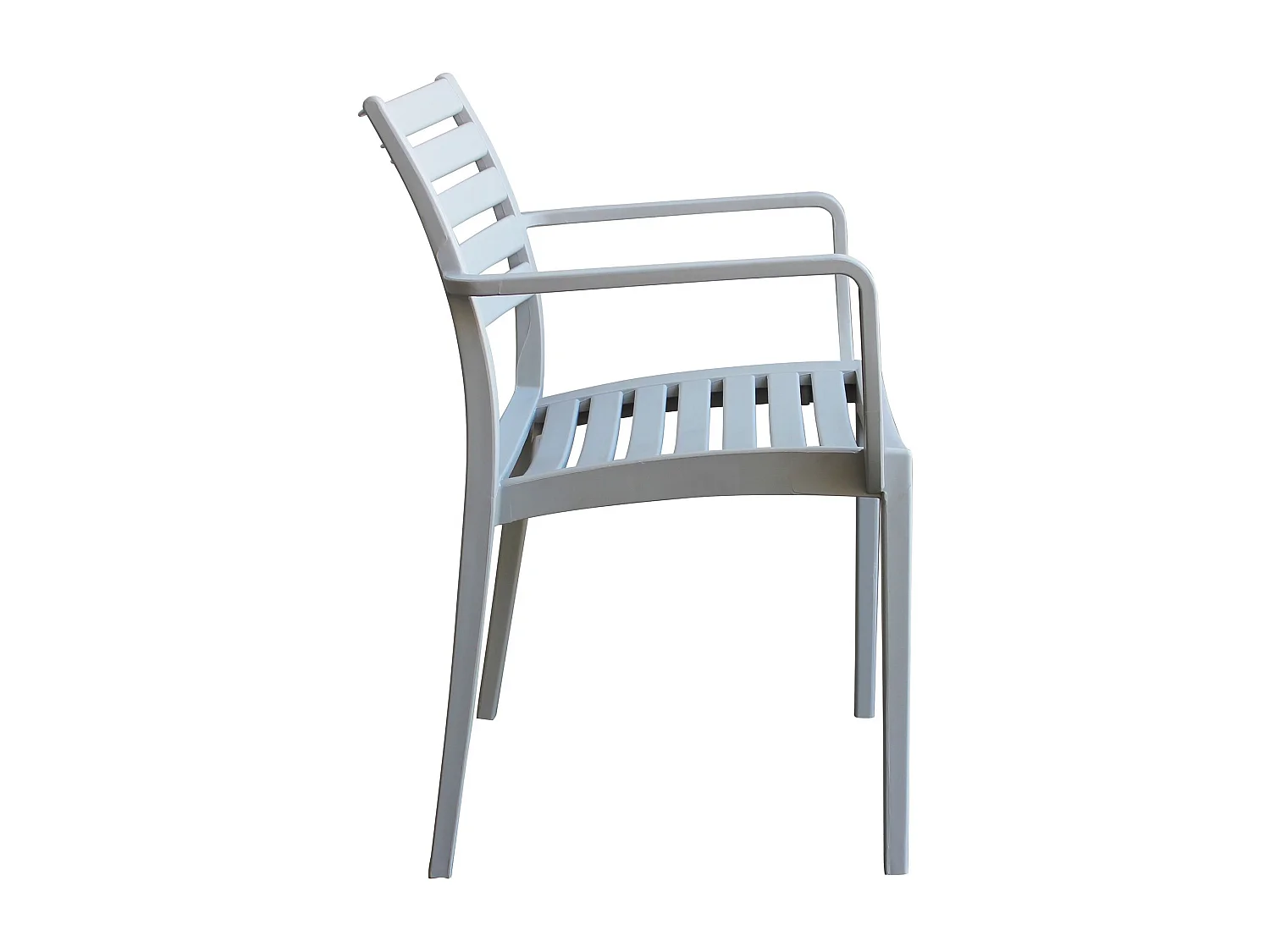 MilaniHome.it - Poltrona in plastica per esterno giardino interno sala da pranzo colorata polipropilenedi coloreGrigio