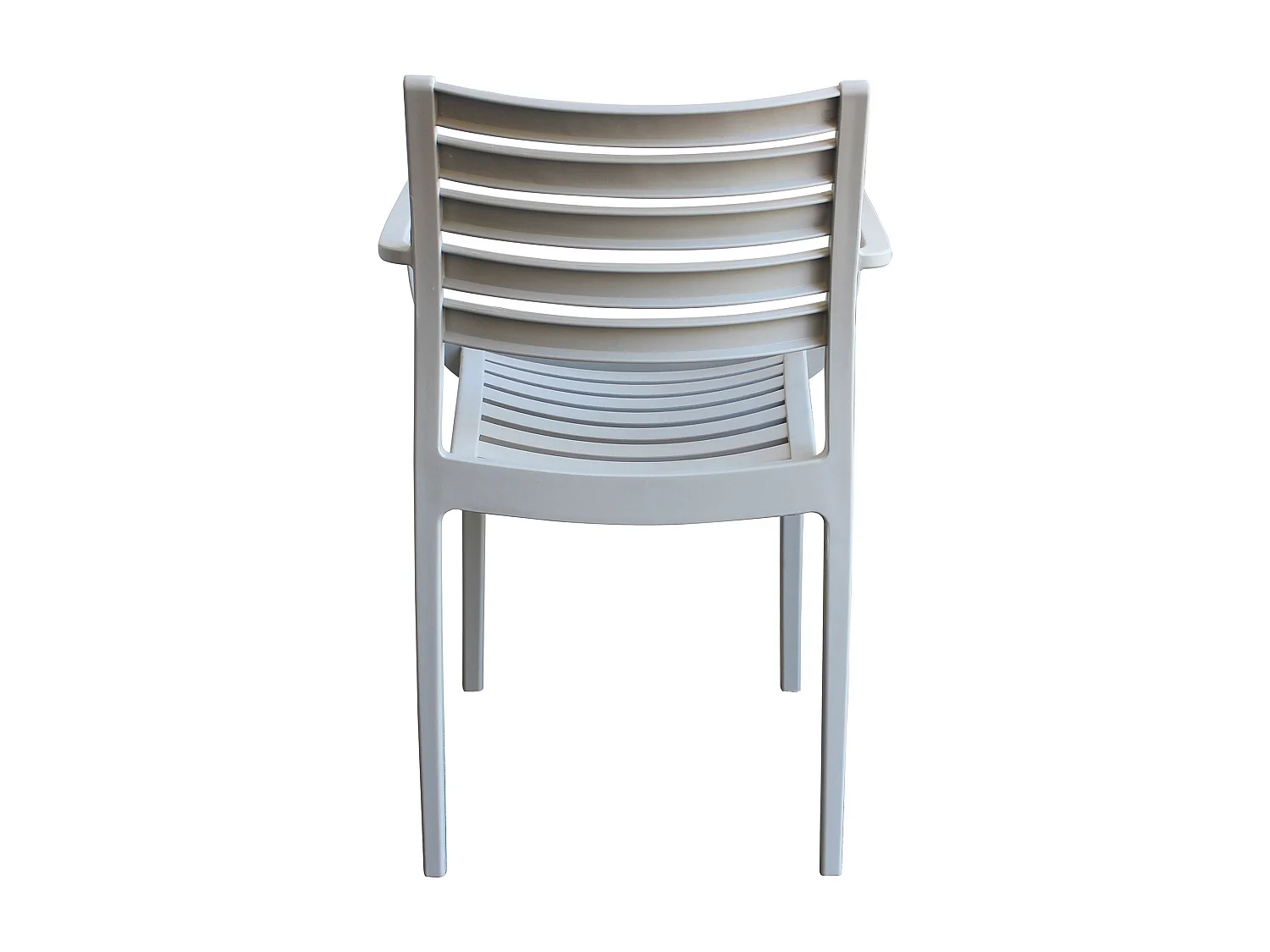 MilaniHome.it - Poltrona in plastica per esterno giardino interno sala da pranzo colorata polipropilenedi coloreGrigio