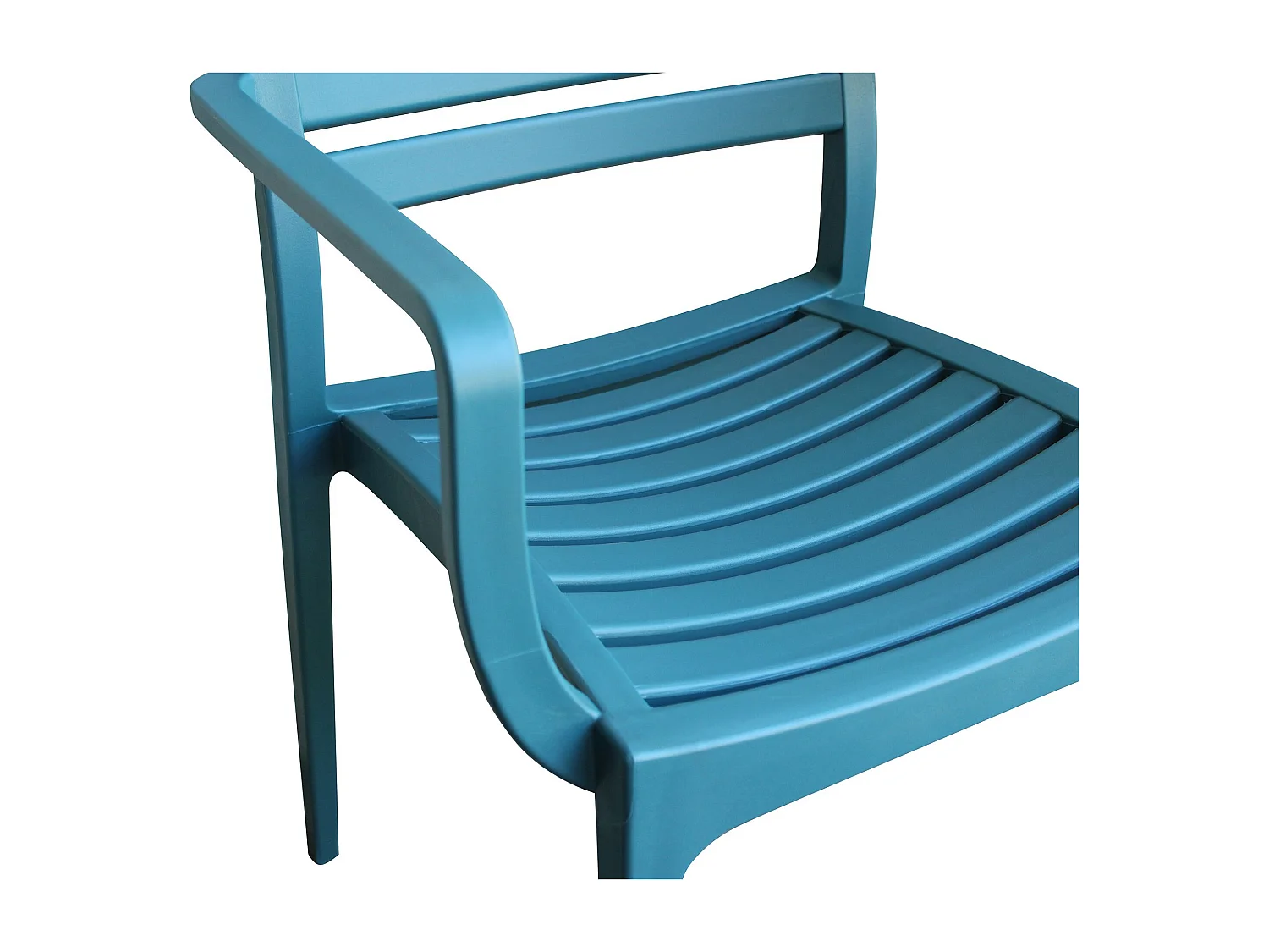 MilaniHome.it - Poltrona in plastica per esterno giardino interno sala da pranzo colorata polipropilenedi colorePetrolio