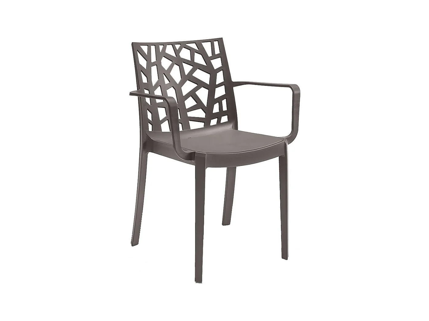 MilaniHome.it - poltrona da giardino di design moderno per giardino cm 55 x 58 x 82 hdi coloreTaupe