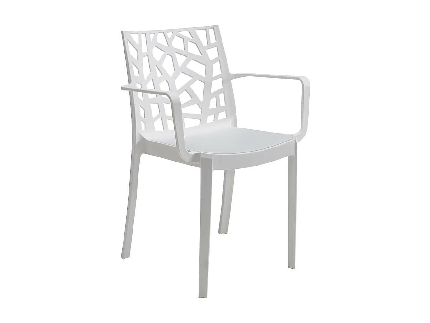 MilaniHome.it - poltrona da giardino di design moderno per giardino cm 55 x 58 x 82 hdi coloreBianco