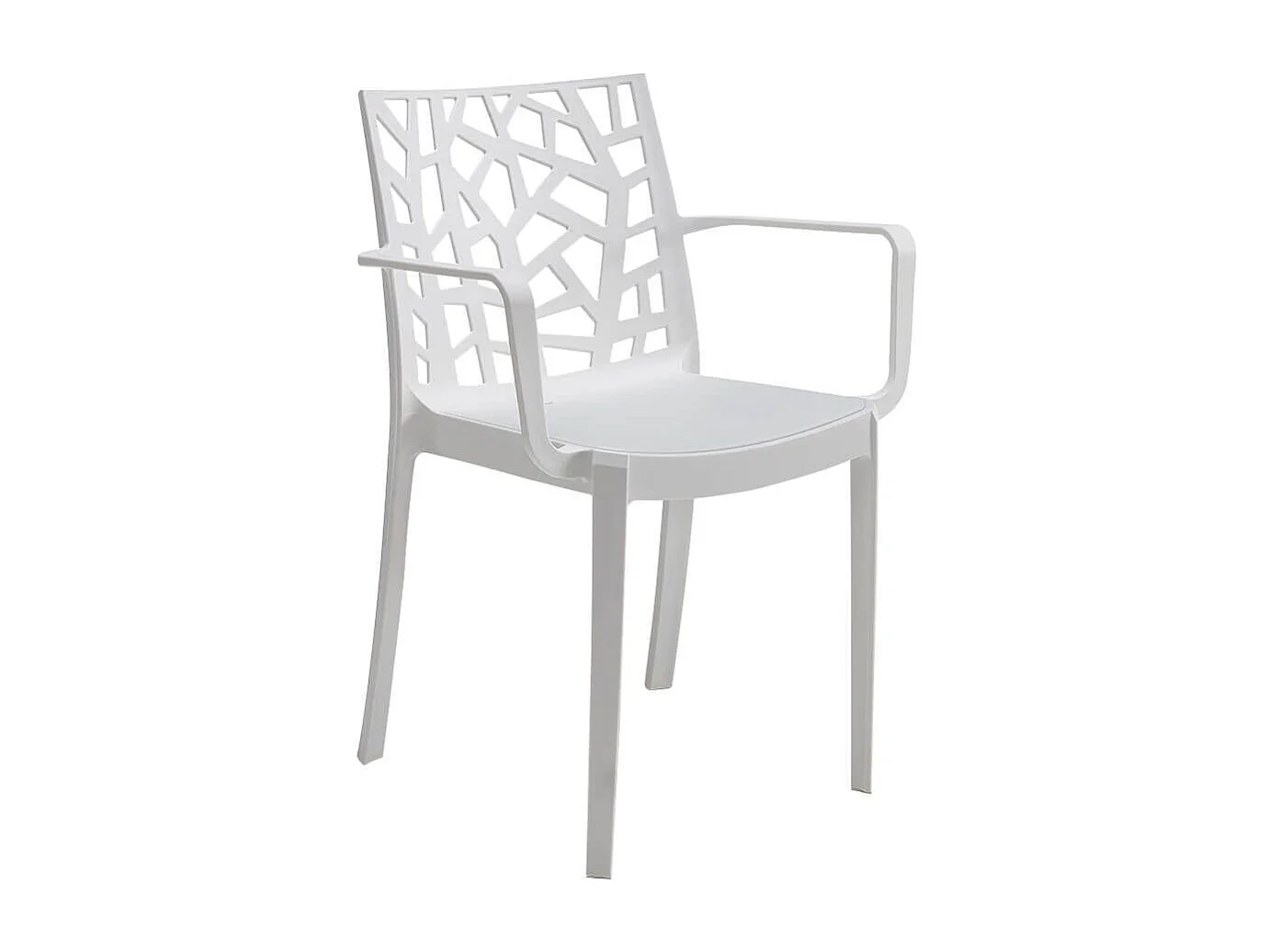 MilaniHome.it - poltrona da giardino di design moderno per giardino cm 55 x 58 x 82 hdi coloreBianco