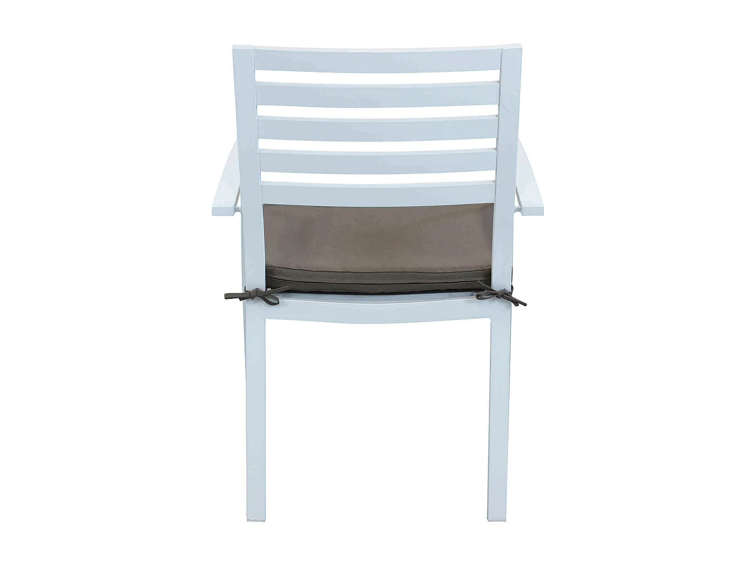 MilaniHome.it - Poltrona Impilabile In Alluminio Bianco Con Cuscino Da Esterno Giardino Per Bar Ristorante Agriturismo Pasticceria Albergo Hoteldi coloreBianco