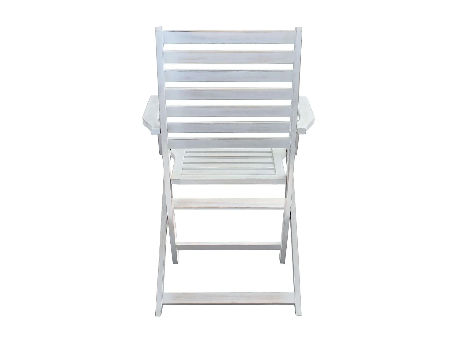 MilaniHome.it - Poltrona In Legno Di Acacia Bianca Per Esterno Giardino Portico Ristorante Bar Hotel Albergo Agriturismodi coloreBianco