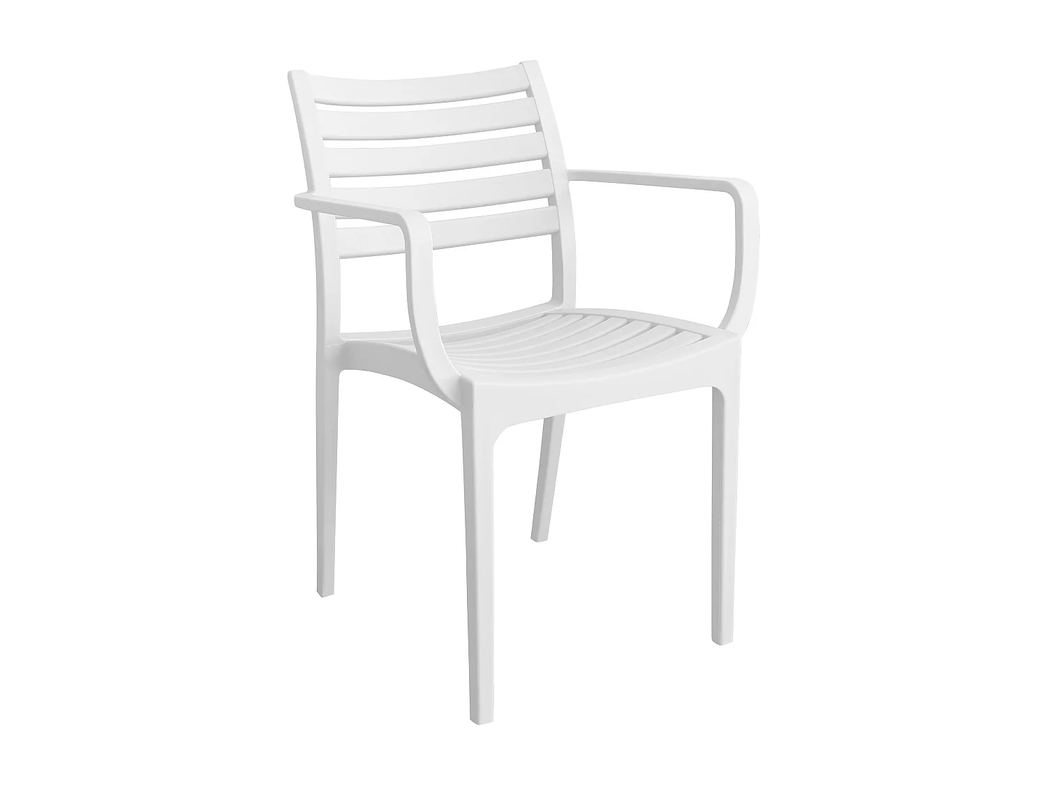 MilaniHome.it - Poltrona in plastica per esterno giardino interno sala da pranzo colorata polipropilenedi coloreBianco