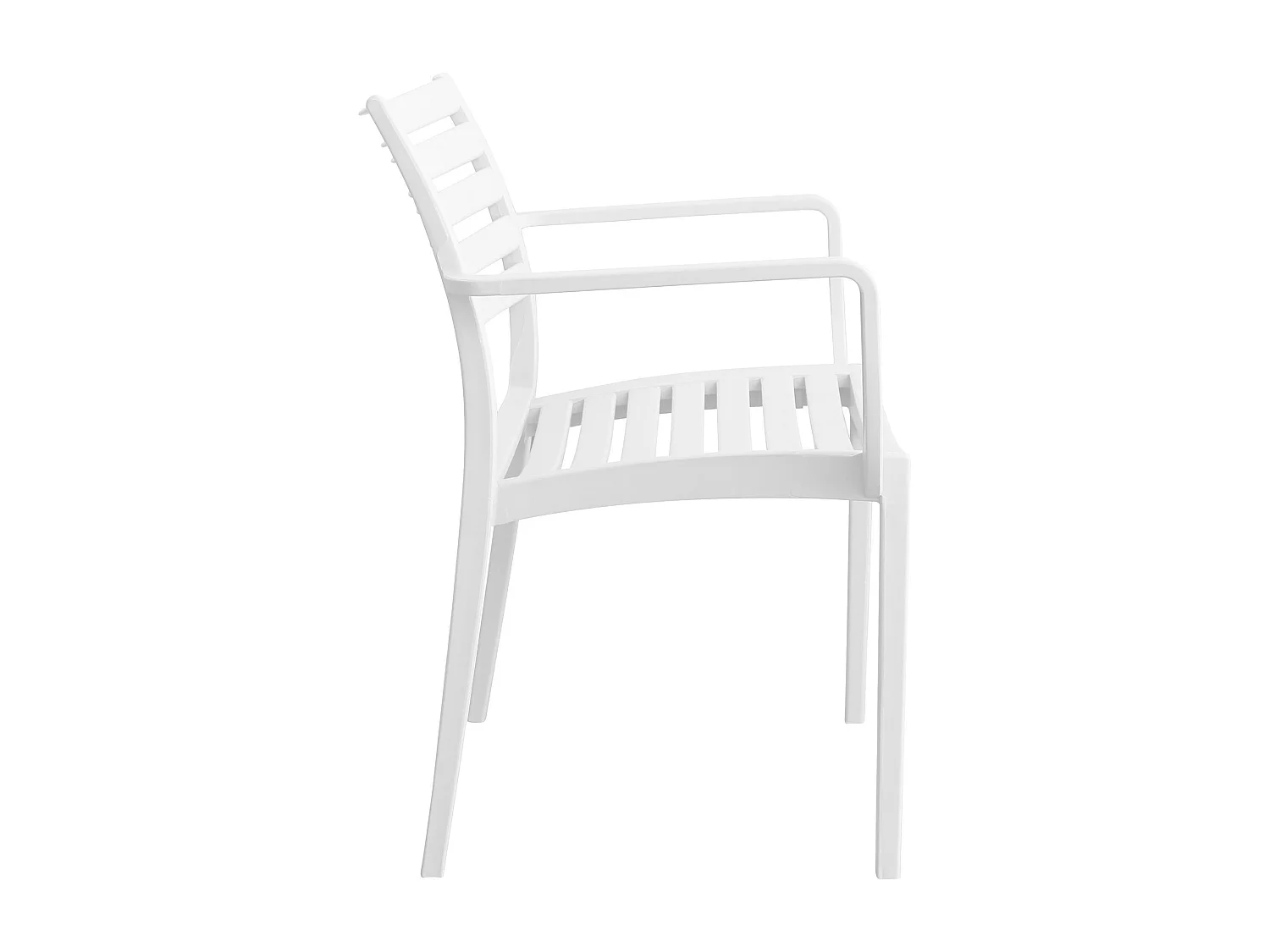 MilaniHome.it - Poltrona in plastica per esterno giardino interno sala da pranzo colorata polipropilenedi coloreBianco