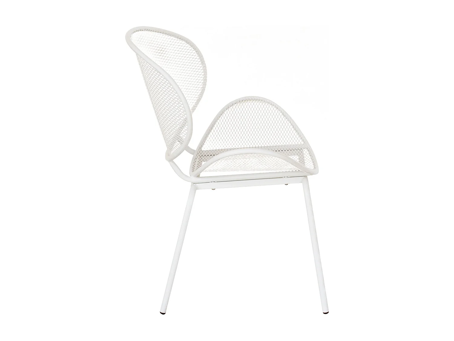 MilaniHome.it - Poltrona Sedia Impilabile In Ferro Bianco Bianca Per Esterno Giardino, Portico, Ristorante, Gelateria Bar Hotel Albergodi coloreBianco