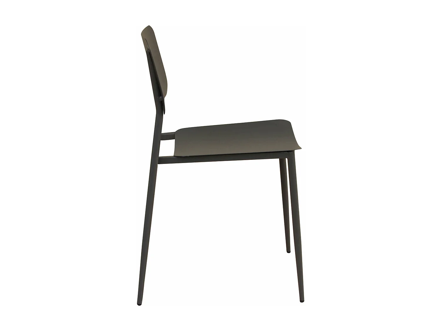 MilaniHome.it - Poltrona Sedia In Metallo Impilabile In Ferro Per Esterno Giardino, Portico, Ristorante, Gelateria Bar Hotel Albergo Colore Taupedi coloreTaupe