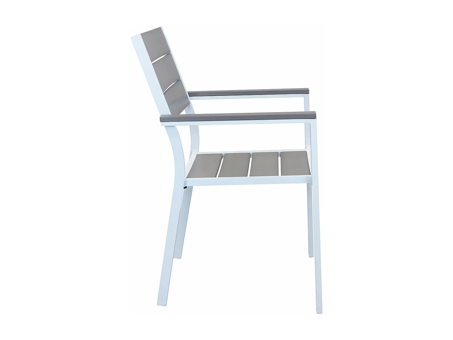 MilaniHome.it - Poltrona Impilabile In Alluminio Bianco Per Giardino Portico Terrazzo, Per Locali, Bar, Ristoranti, Agriturismo, Pasticceriedi coloreBianco