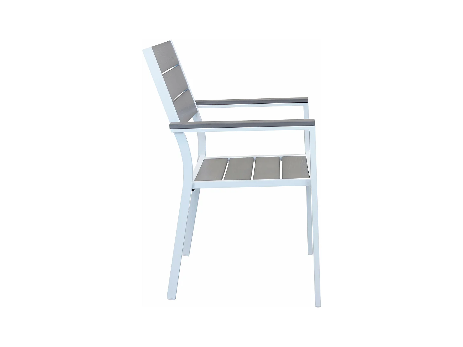 MilaniHome.it - Poltrona Impilabile In Alluminio Bianco Per Giardino Portico Terrazzo, Per Locali, Bar, Ristoranti, Agriturismo, Pasticceriedi coloreBianco