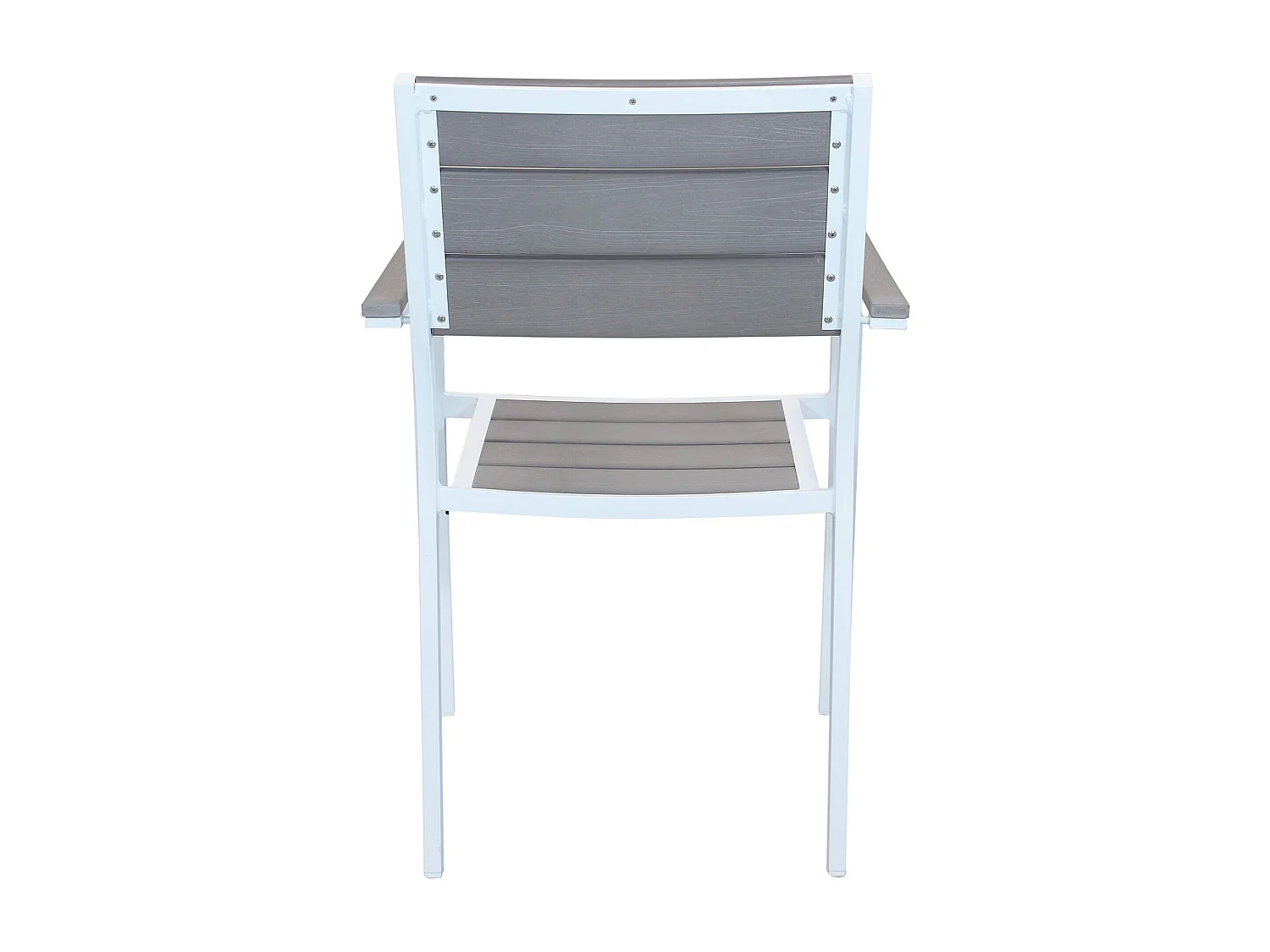 MilaniHome.it - Poltrona Impilabile In Alluminio Bianco Per Giardino Portico Terrazzo, Per Locali, Bar, Ristoranti, Agriturismo, Pasticceriedi coloreBianco