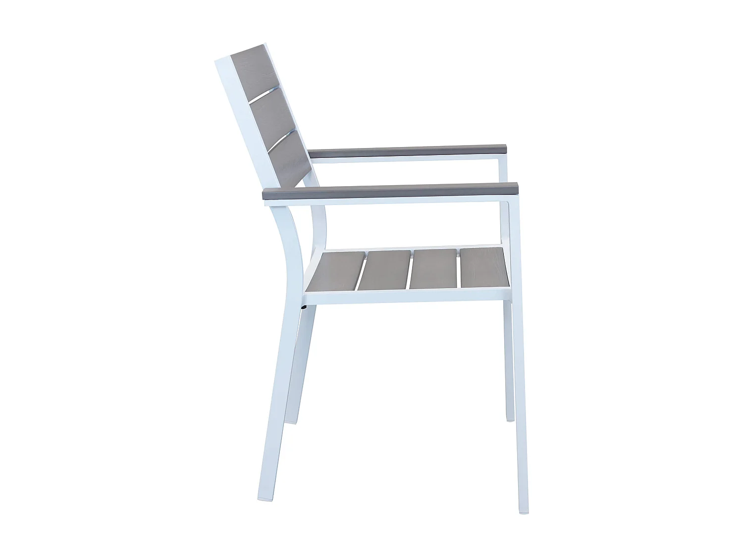 MilaniHome.it - Poltrona Impilabile In Alluminio Bianco Per Giardino Portico Terrazzo, Per Locali, Bar, Ristoranti, Agriturismo, Pasticceriedi coloreBianco