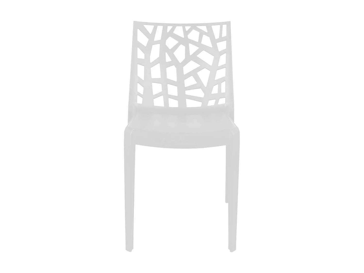 MilaniHome.it - sedia da giardino di design moderno per giardino cm 55 x 47 x 82 hdi coloreBianco
