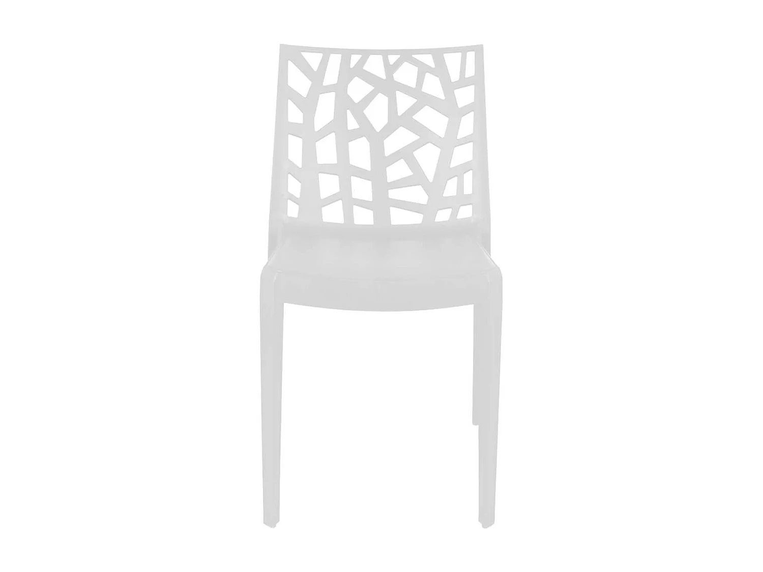 MilaniHome.it - sedia da giardino di design moderno per giardino cm 55 x 47 x 82 hdi coloreBianco