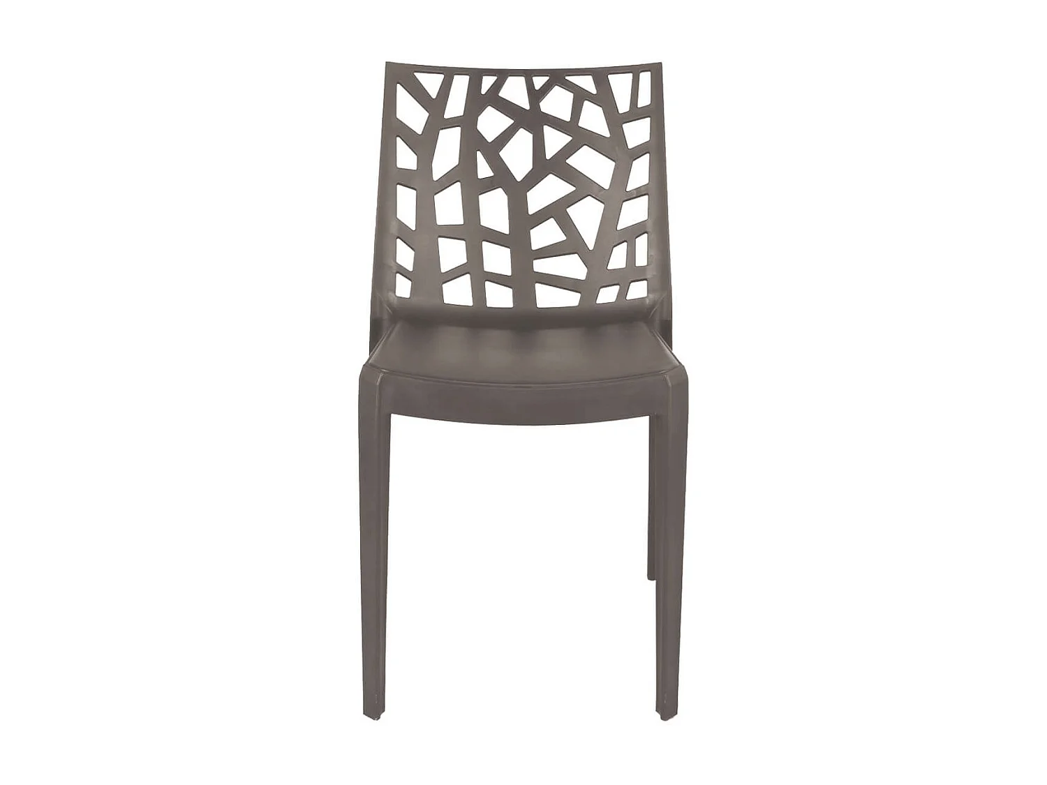 MilaniHome.it - sedia da giardino di design moderno per giardino cm 55 x 47 x 82 hdi coloreTaupe