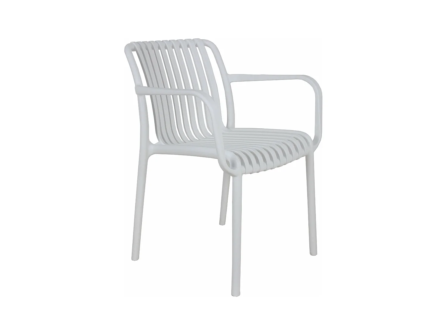 MilaniHome.it - poltrona da giardino in polipropilene di design moderno per giardino di coloreBianco