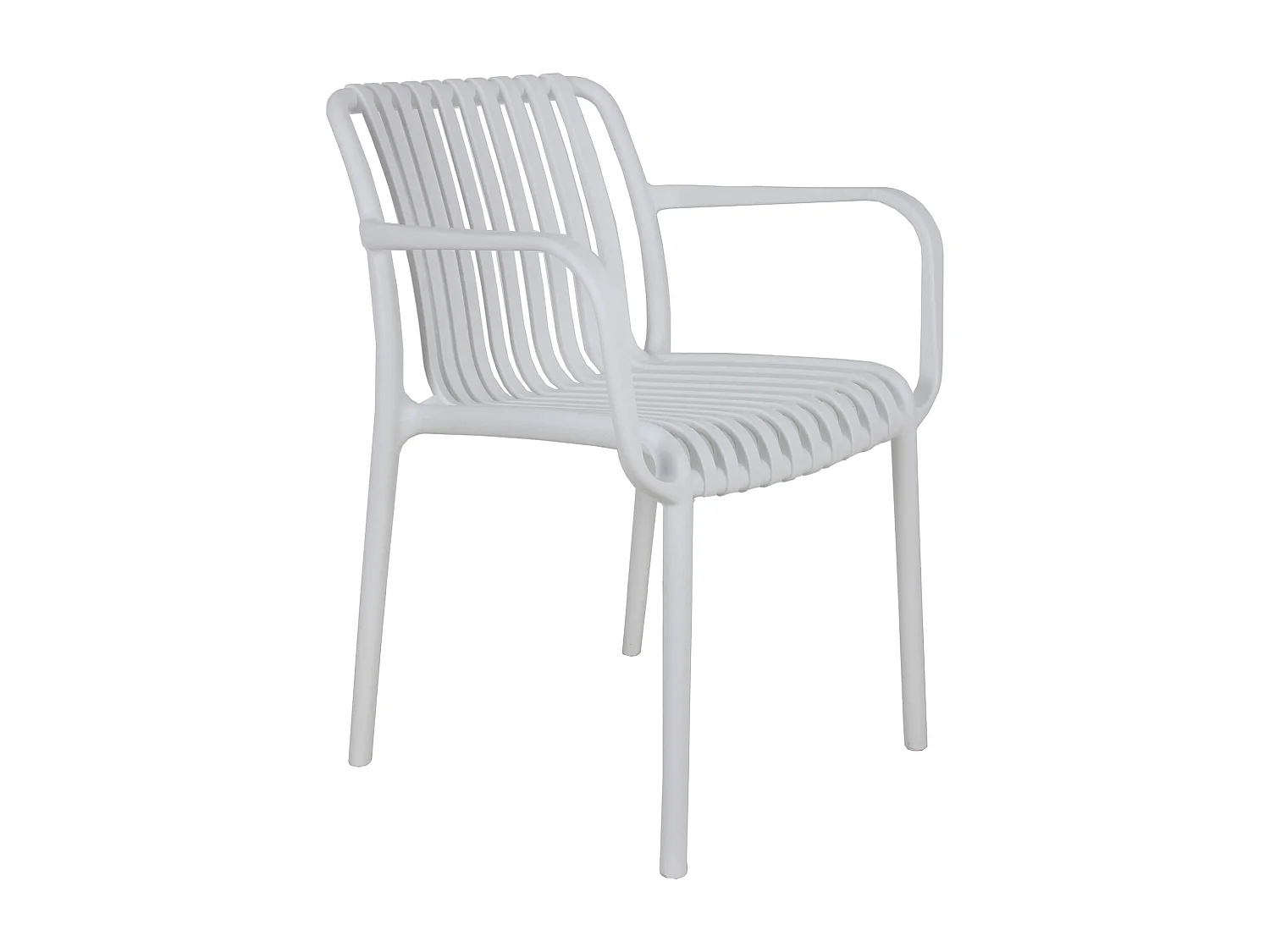 MilaniHome.it - poltrona da giardino in polipropilene di design moderno per giardino di coloreBianco