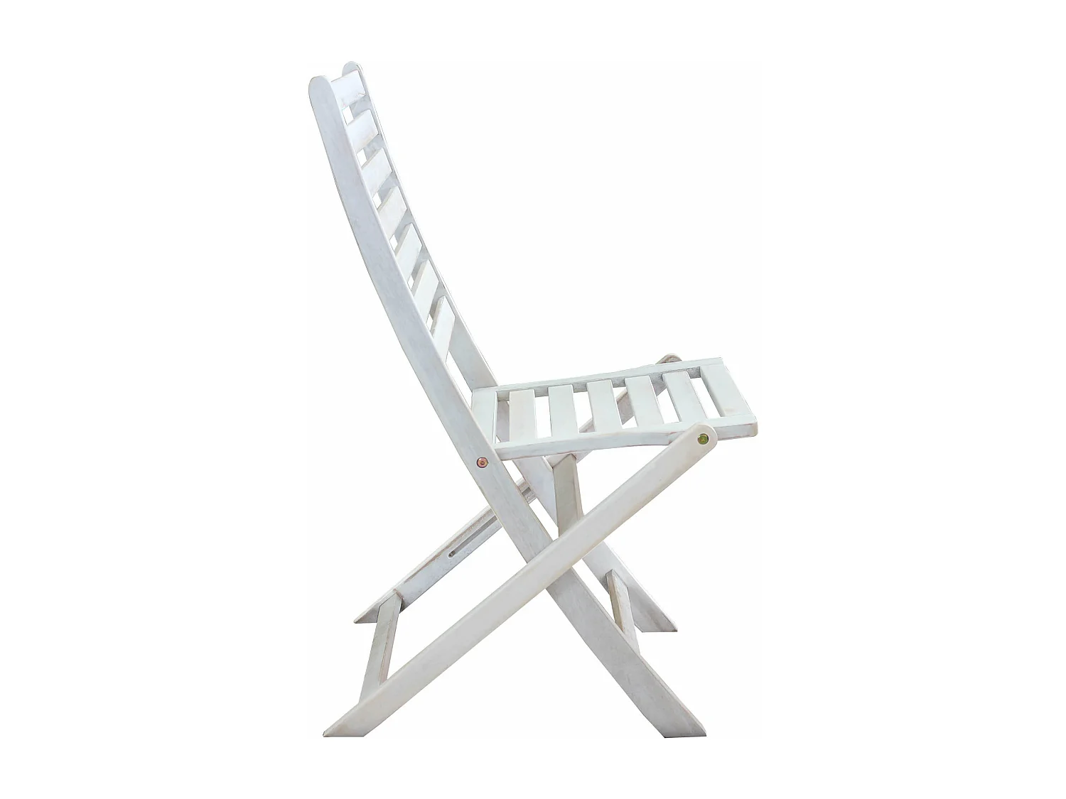 MilaniHome.it - Sedia In Legno Di Acacia Bianca Per Esterno Giardino Portico Ristorante Bar Hotel Albergo Agriturismodi coloreBianco