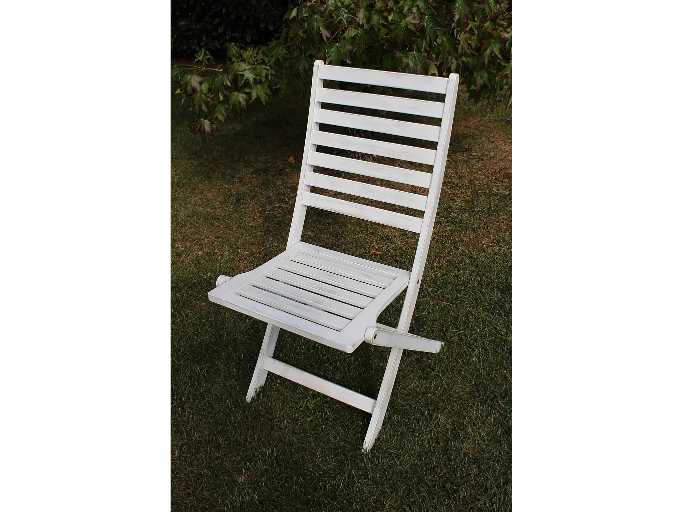 MilaniHome.it - Sedia In Legno Di Acacia Bianca Per Esterno Giardino Portico Ristorante Bar Hotel Albergo Agriturismodi coloreBianco