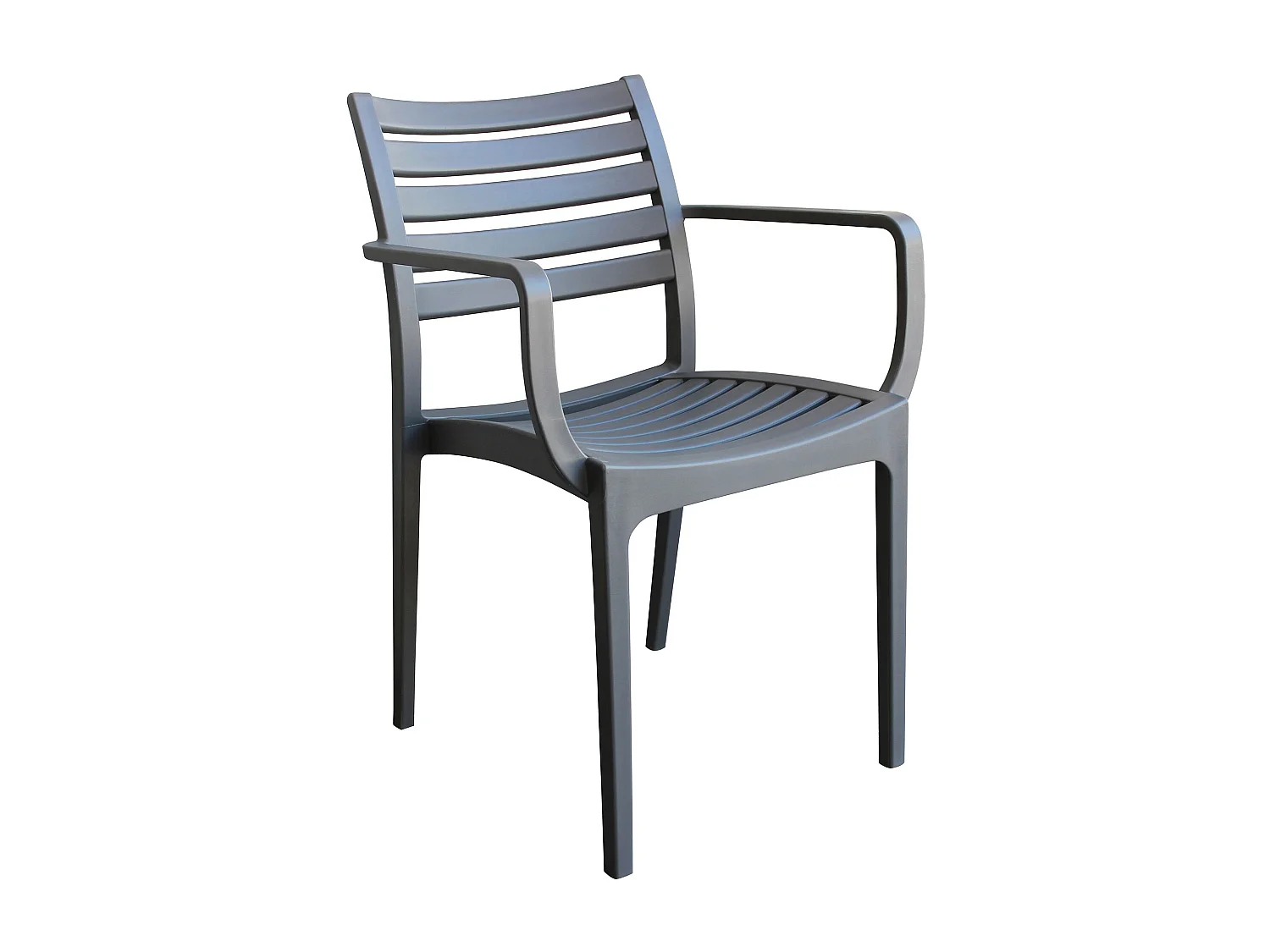 MilaniHome.it - Poltrona in plastica per esterno giardino interno sala da pranzo colorata polipropilenedi coloreTaupe