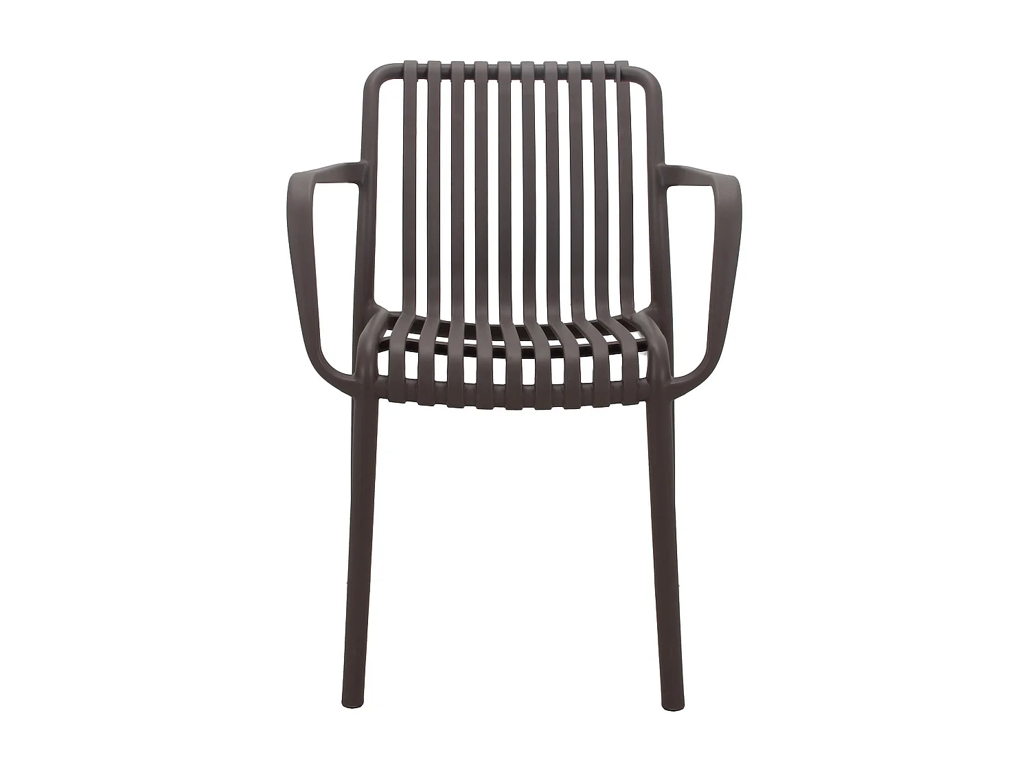 MilaniHome.it - poltrona da giardino in polipropilene design moderno per esterno giardino di coloreTaupe