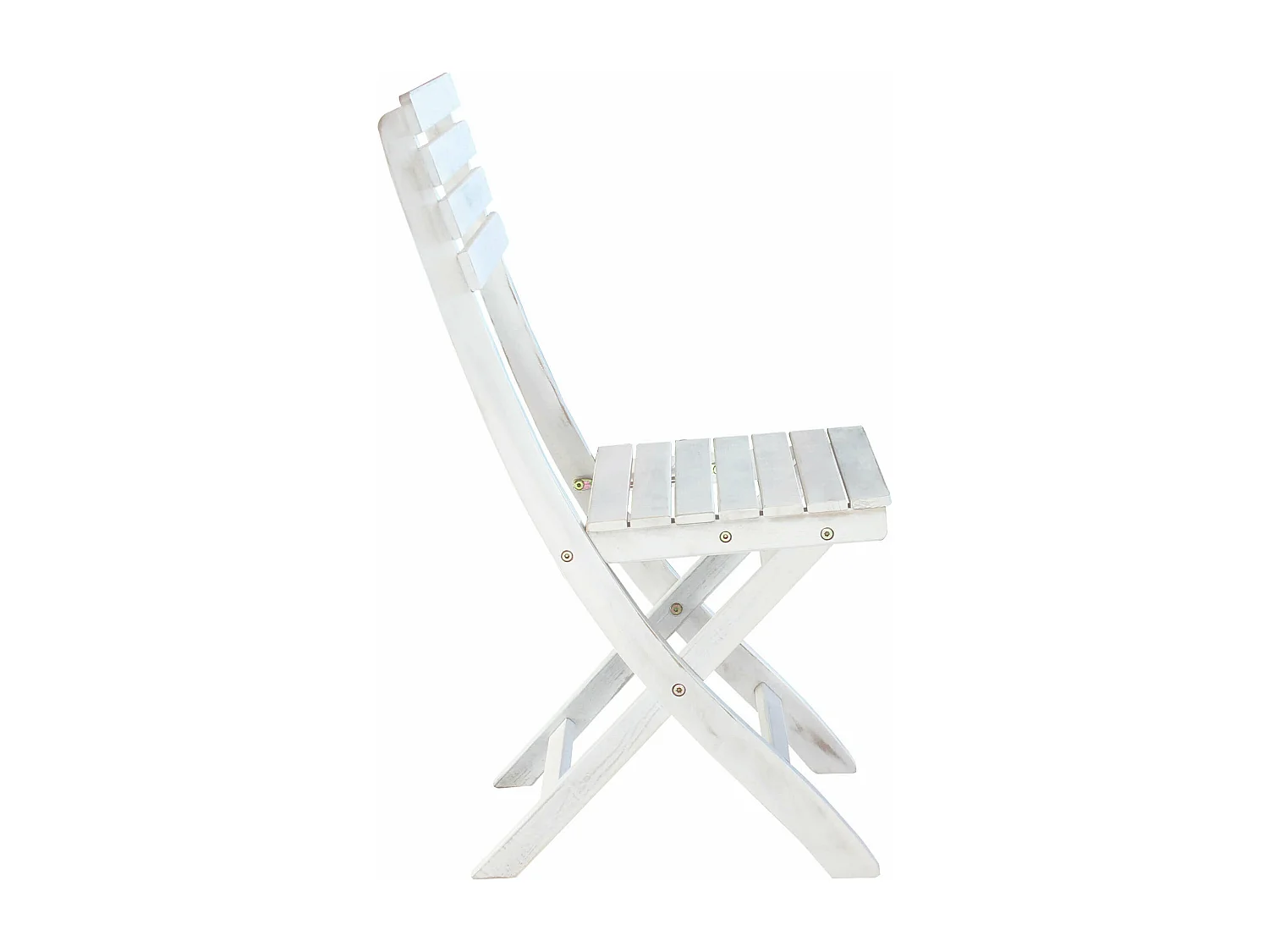 MilaniHome.it - Sedia In Legno Di Acacia Bianca Per Esterno Giardino Portico Ristorante Bar Hotel Albergo Agriturismodi coloreBianco