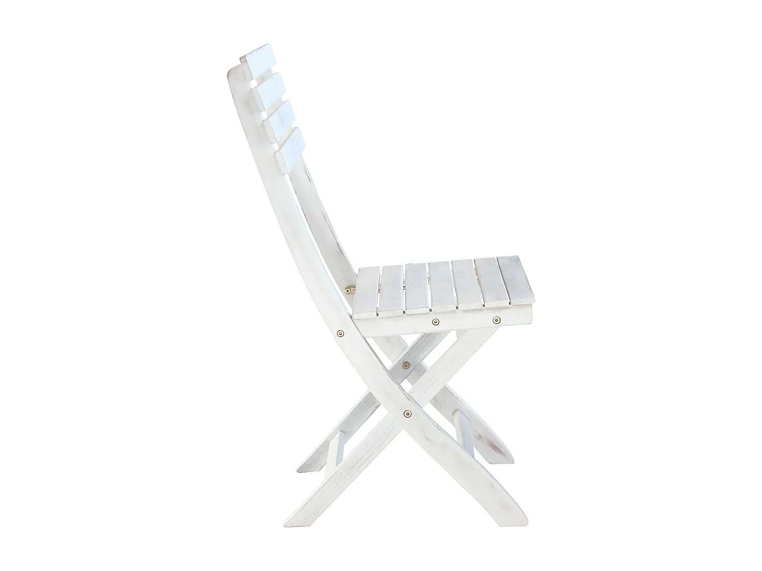 MilaniHome.it - Sedia In Legno Di Acacia Bianca Per Esterno Giardino Portico Ristorante Bar Hotel Albergo Agriturismodi coloreBianco