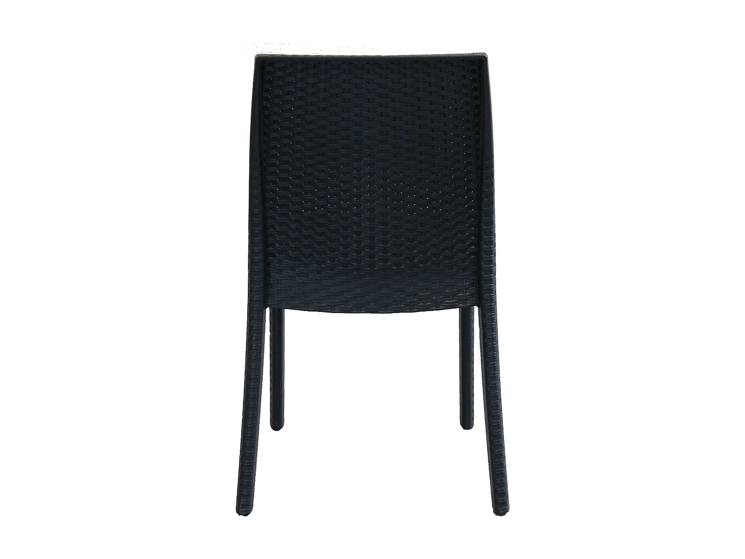 MilaniHome.it - Sedia Da Giardino Impilabile In Wicker Stampato Antracite Da Esterno Giardino Terrazzo Portico Locale Bardi coloreAntracite