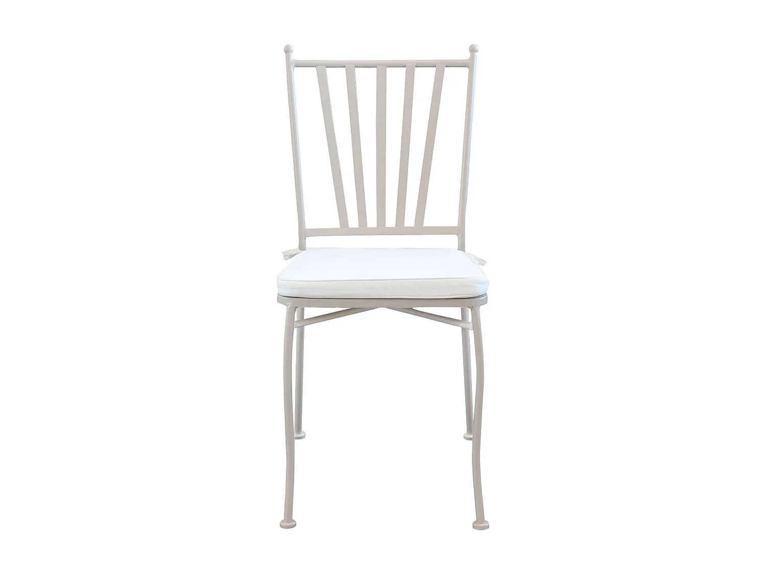 MilaniHome.it - Sedia In acciaio Tortora Con Cuscino Per Esterno Giardino, Portico, Ristorante, Gelateria Bar Hotel Albergodi coloreTortora