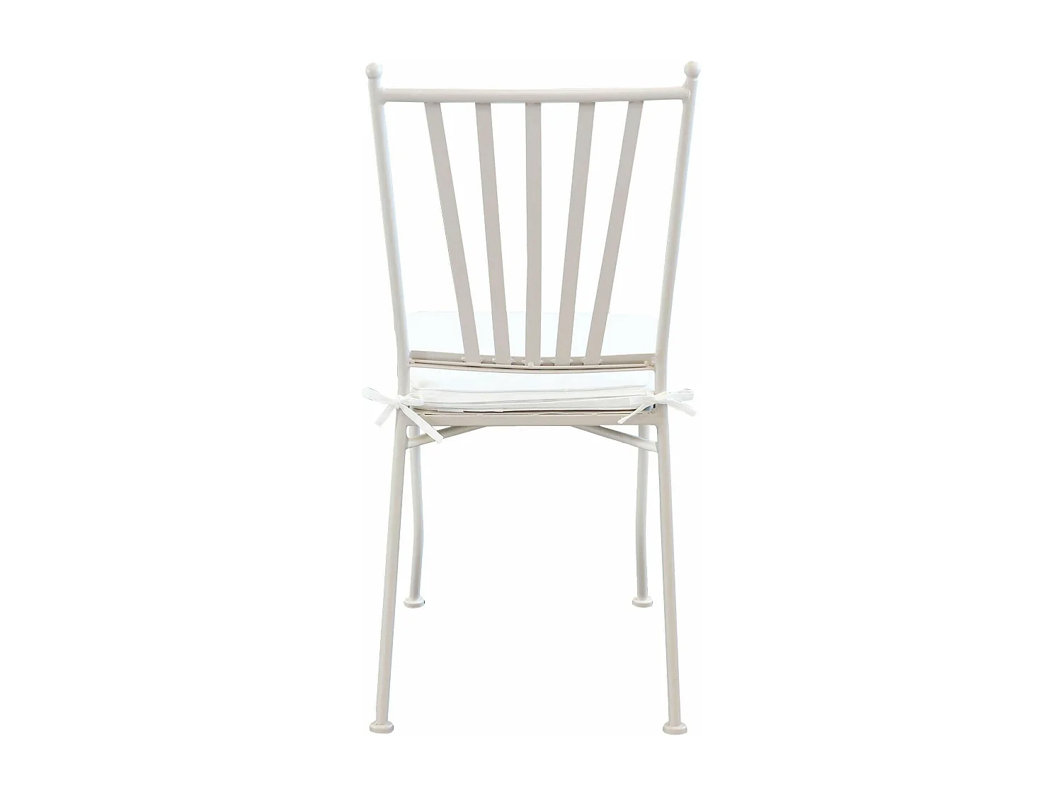 MilaniHome.it - Sedia In acciaio Tortora Con Cuscino Per Esterno Giardino, Portico, Ristorante, Gelateria Bar Hotel Albergodi coloreTortora