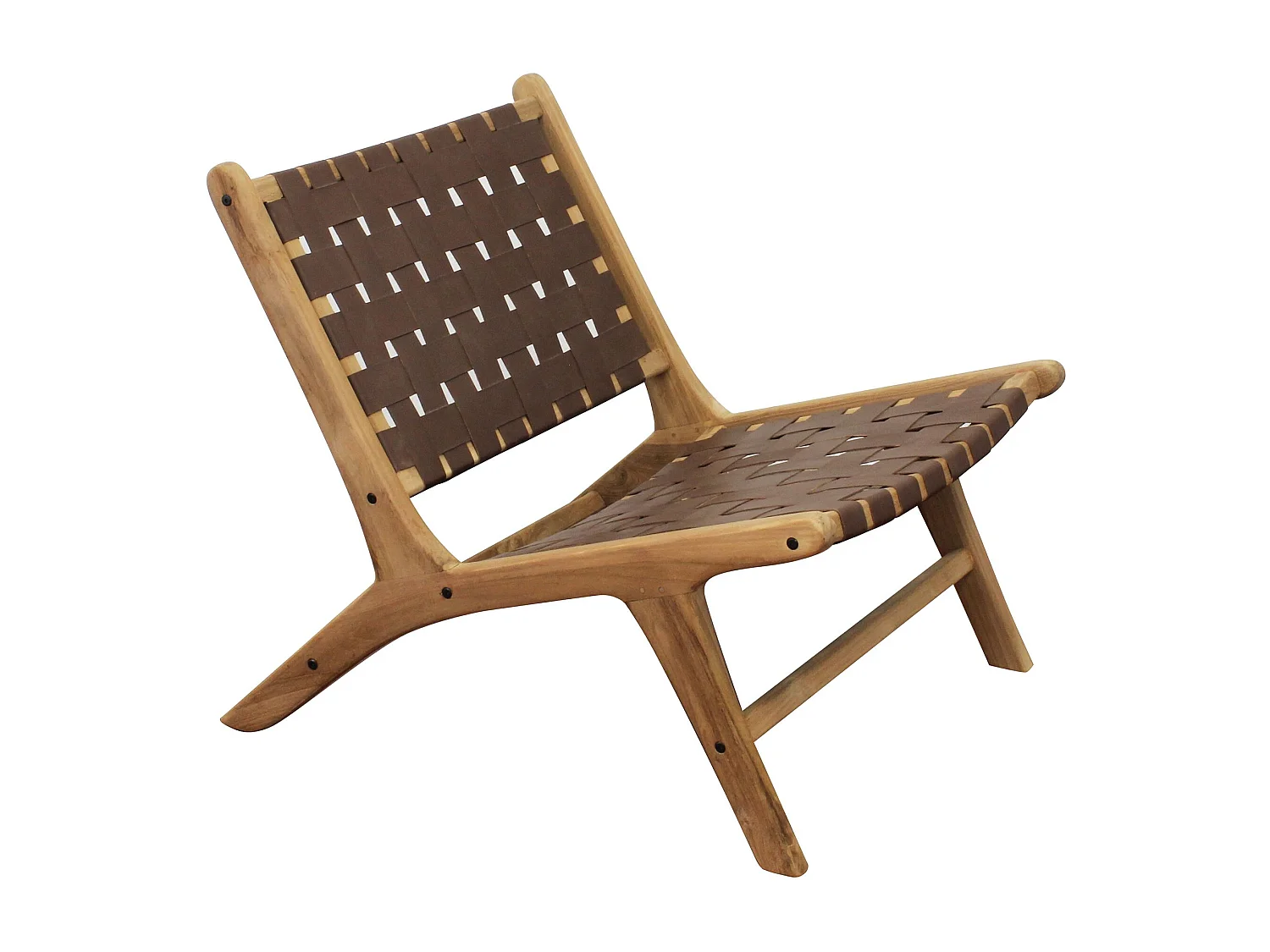 MilaniHome.it - sedia da giardino in teak di design per esterno giardino cm 65 l x 80 p x 68 hdi coloreMarrone