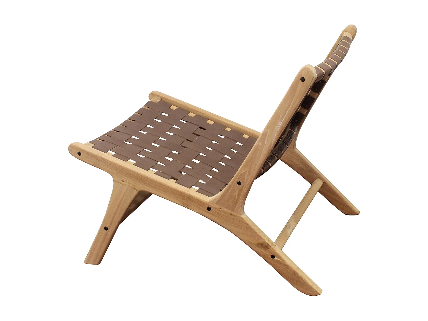 MilaniHome.it - sedia da giardino in teak di design per esterno giardino cm 65 l x 80 p x 68 hdi coloreMarrone