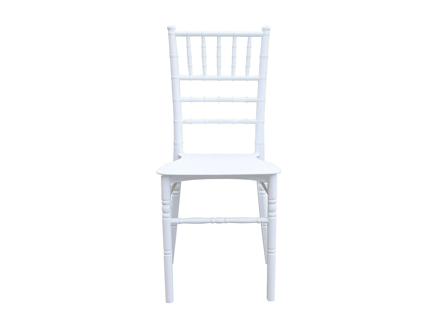 MilaniHome.it - Sedia in plastica polipropilene bianco per interno ed esterno stile vintagedi coloreBianco