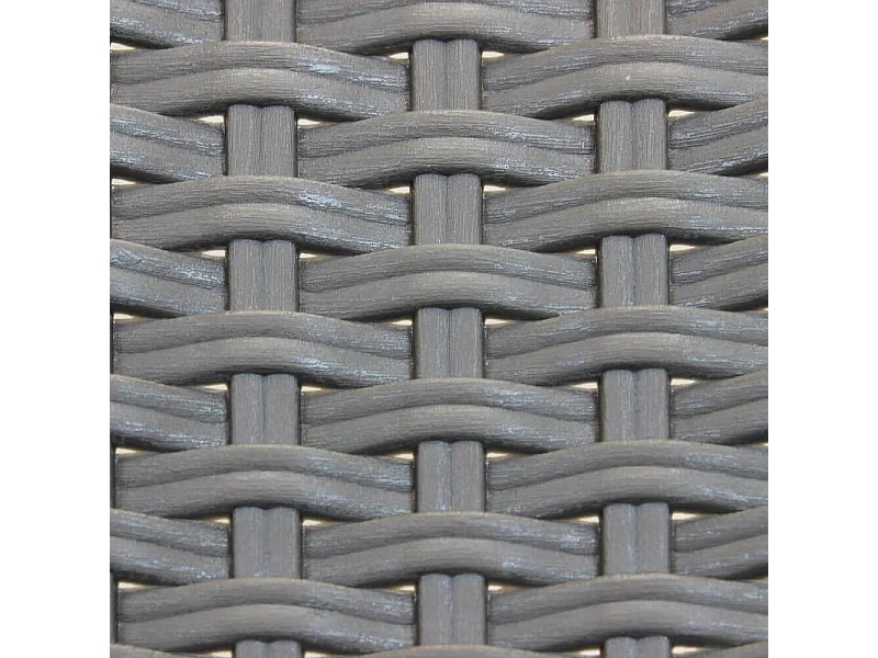 MilaniHome.it - Poltrona Da Giardino Impilabile In Wicker Stampato Taupe Da Esterno Giardino Terrazzo Portico Locale Bardi coloreTaupe