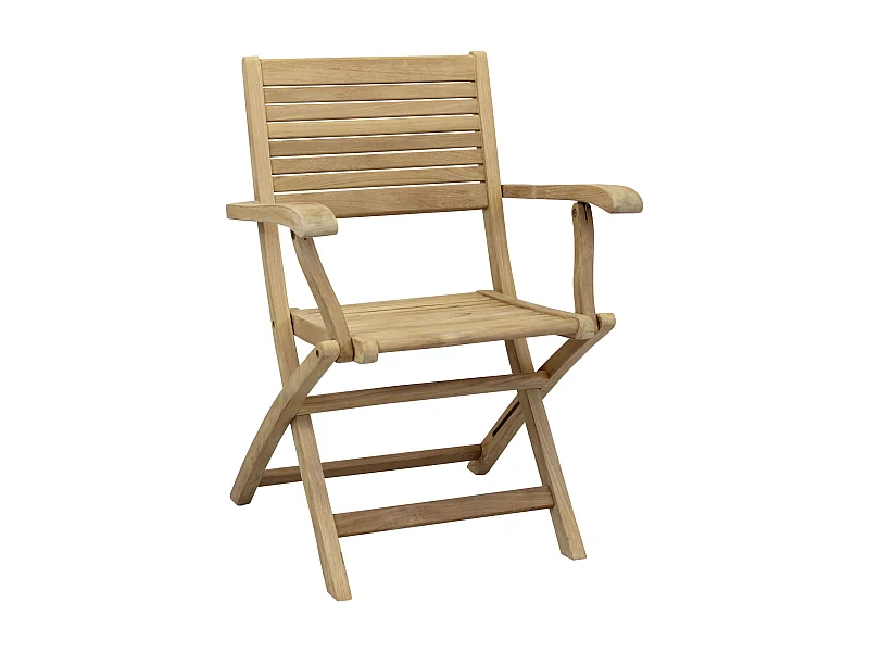 MilaniHome.it - Poltrona Da Giardino Pieghevole In Legno Di Teakdi coloreMarrone