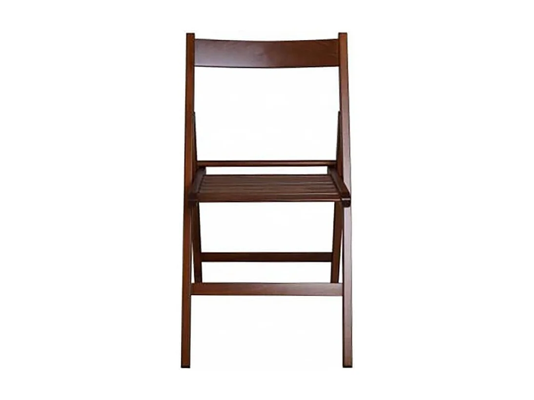 MilaniHome.it - Sedia Da Giardino Pieghevole In Legno Salvaspaziodi coloreTinta noce