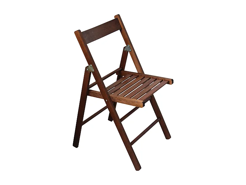 MilaniHome.it - Sedia Da Giardino Pieghevole In Legno Salvaspaziodi coloreTinta noce