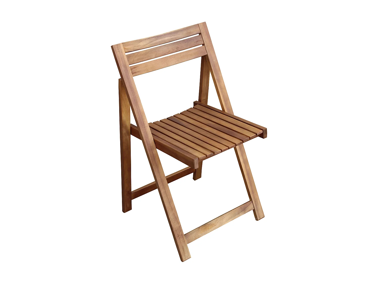 MilaniHome.it - sedia da giardino pieghevole in legno di design moderno per giardino di coloreMarrone