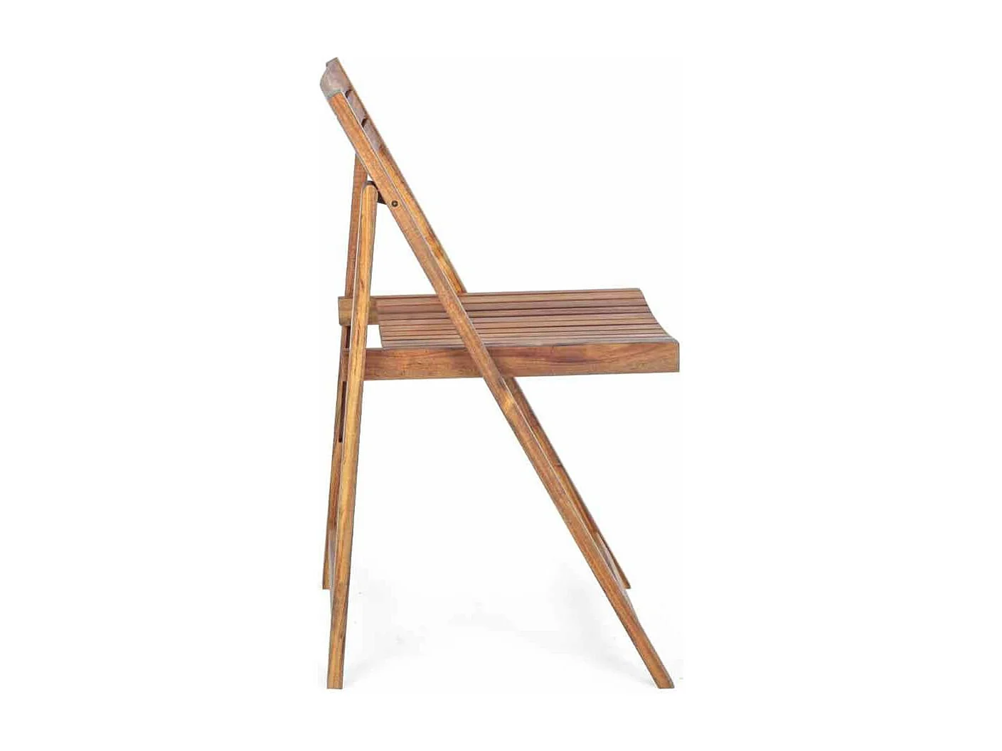 MilaniHome.it - sedia da giardino pieghevole in legno di design moderno per giardino di coloreMarrone