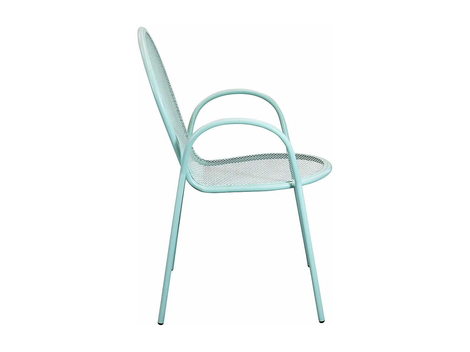 MilaniHome.it - Poltrona Impilabile In Ferro Verde Per Esterno Giardino, Portico, Ristorante, Gelateria Bar Hotel Albergodi coloreVerde