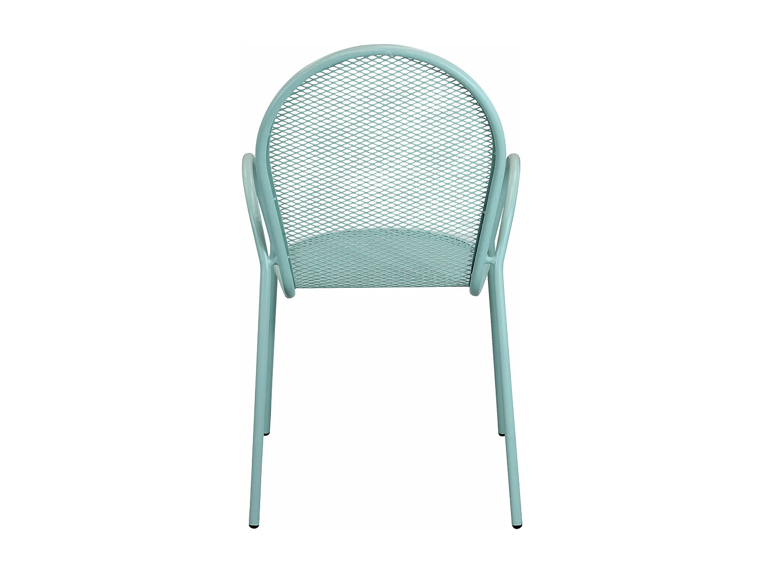 MilaniHome.it - Poltrona Impilabile In Ferro Verde Per Esterno Giardino, Portico, Ristorante, Gelateria Bar Hotel Albergodi coloreVerde