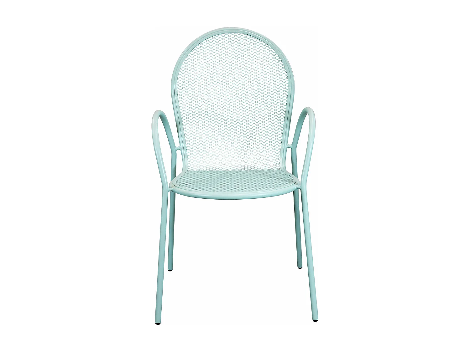 MilaniHome.it - Poltrona Impilabile In Ferro Verde Per Esterno Giardino, Portico, Ristorante, Gelateria Bar Hotel Albergodi coloreVerde