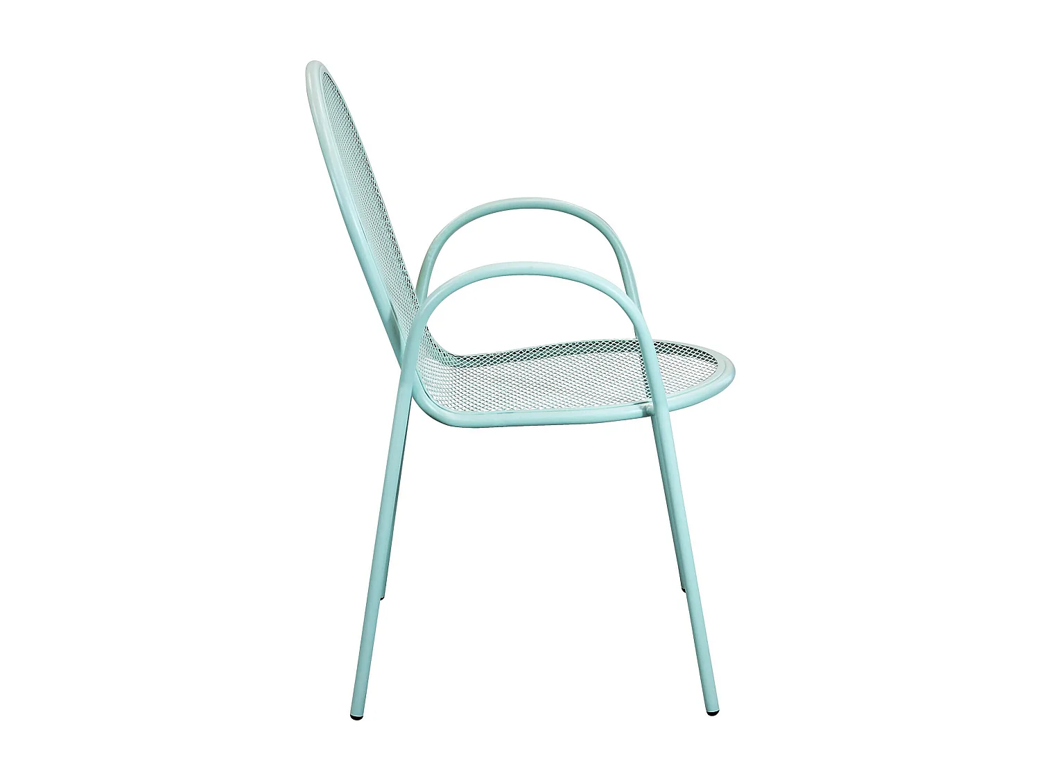 MilaniHome.it - Poltrona Impilabile In Ferro Verde Per Esterno Giardino, Portico, Ristorante, Gelateria Bar Hotel Albergodi coloreVerde