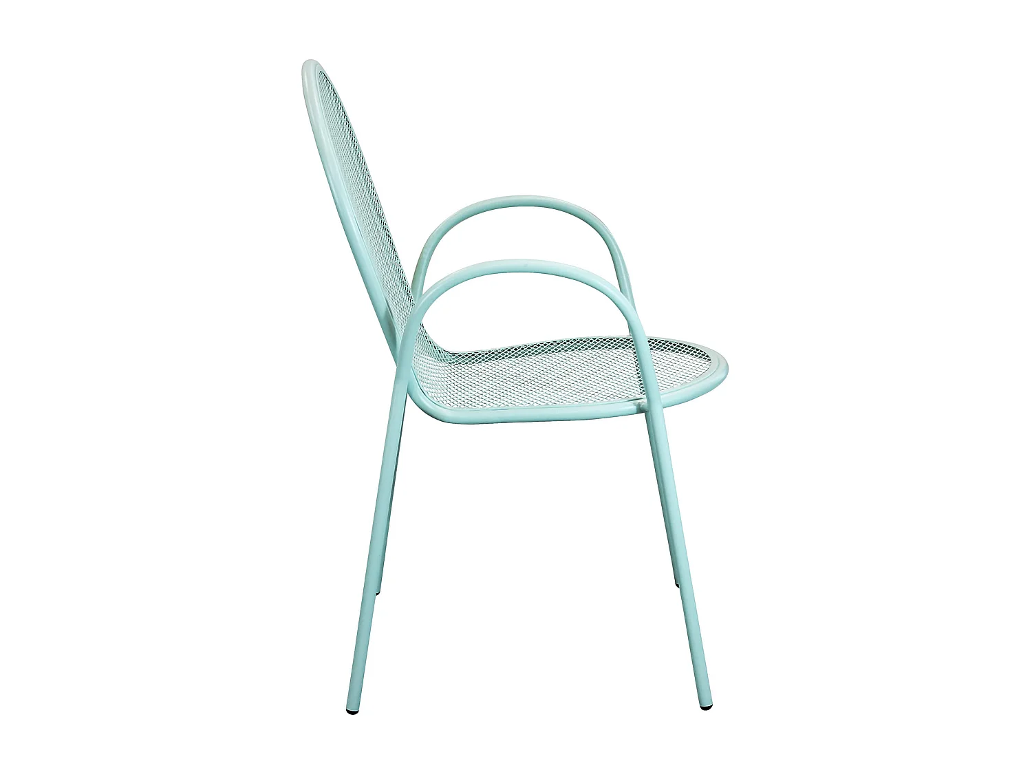 MilaniHome.it - Poltrona Impilabile In Ferro Verde Per Esterno Giardino, Portico, Ristorante, Gelateria Bar Hotel Albergodi coloreVerde