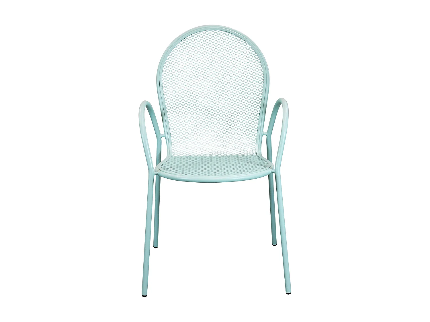 MilaniHome.it - Poltrona Impilabile In Ferro Verde Per Esterno Giardino, Portico, Ristorante, Gelateria Bar Hotel Albergodi coloreVerde