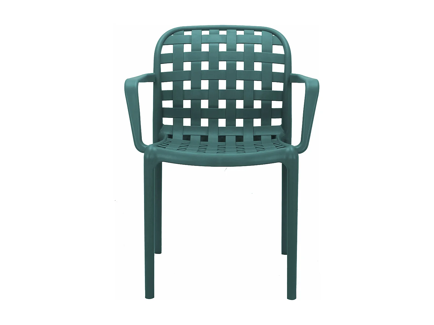 MilaniHome.it - poltrona da giardino in polipropilene di design moderno industrial cm 58 x 57,5 x 82,5 hdi coloreVerde