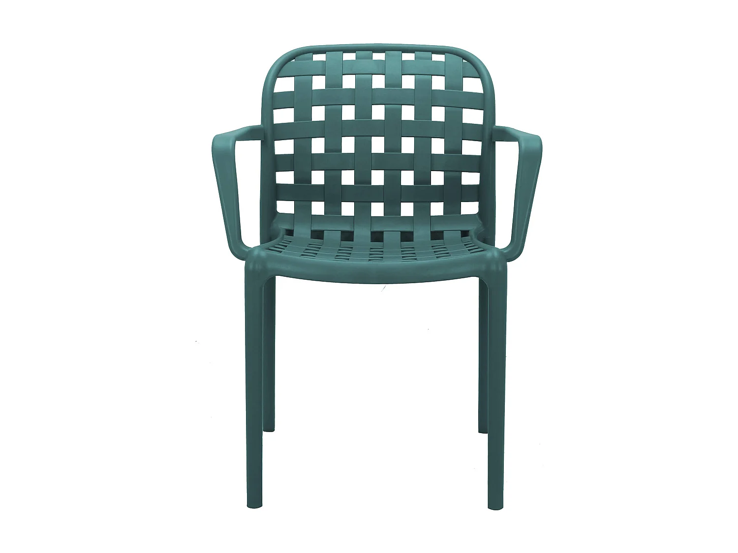 MilaniHome.it - poltrona da giardino in polipropilene di design moderno industrial cm 58 x 57,5 x 82,5 hdi coloreVerde